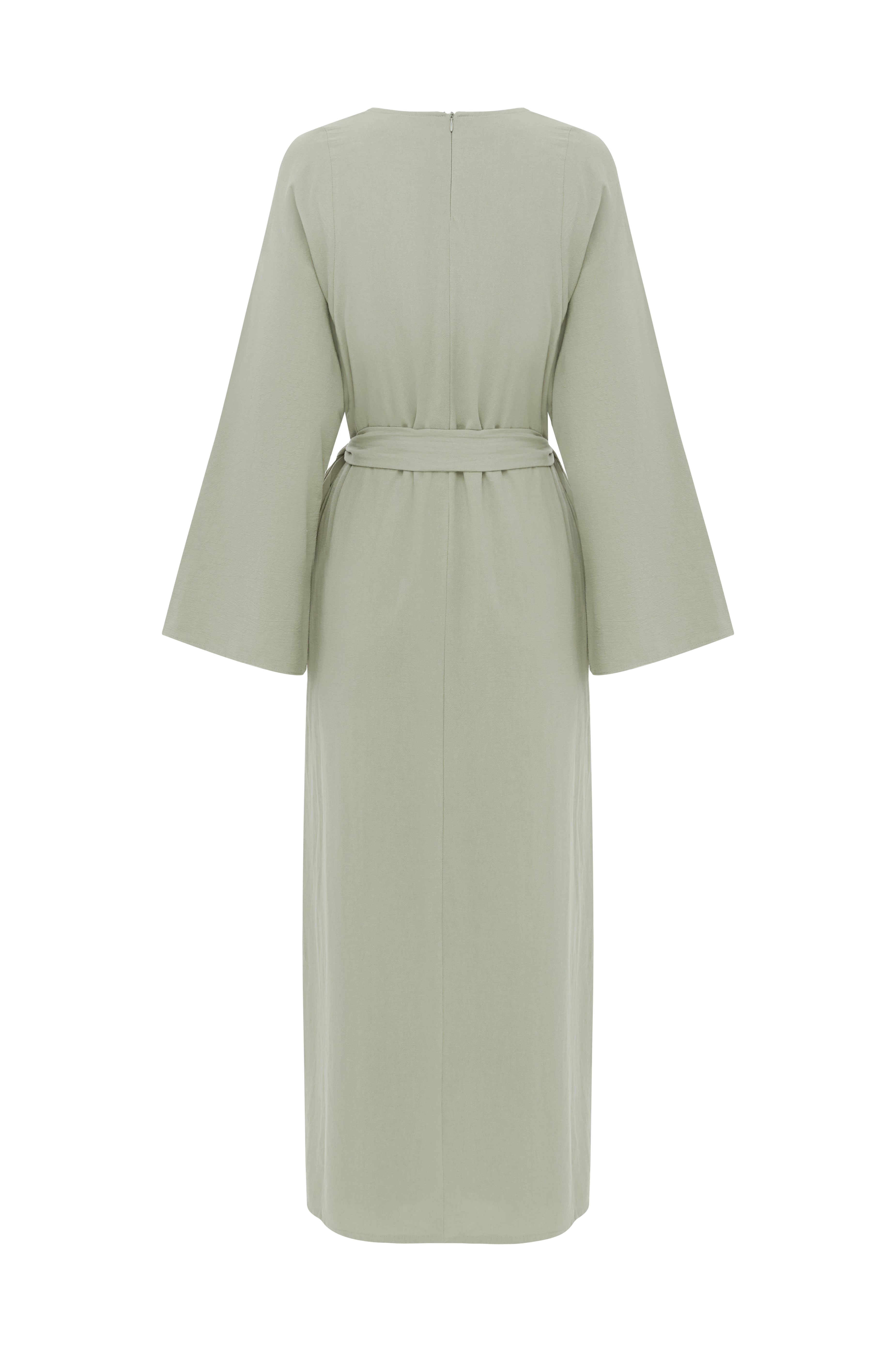 ‘DÜNYA’ Wrap Dress - Silver