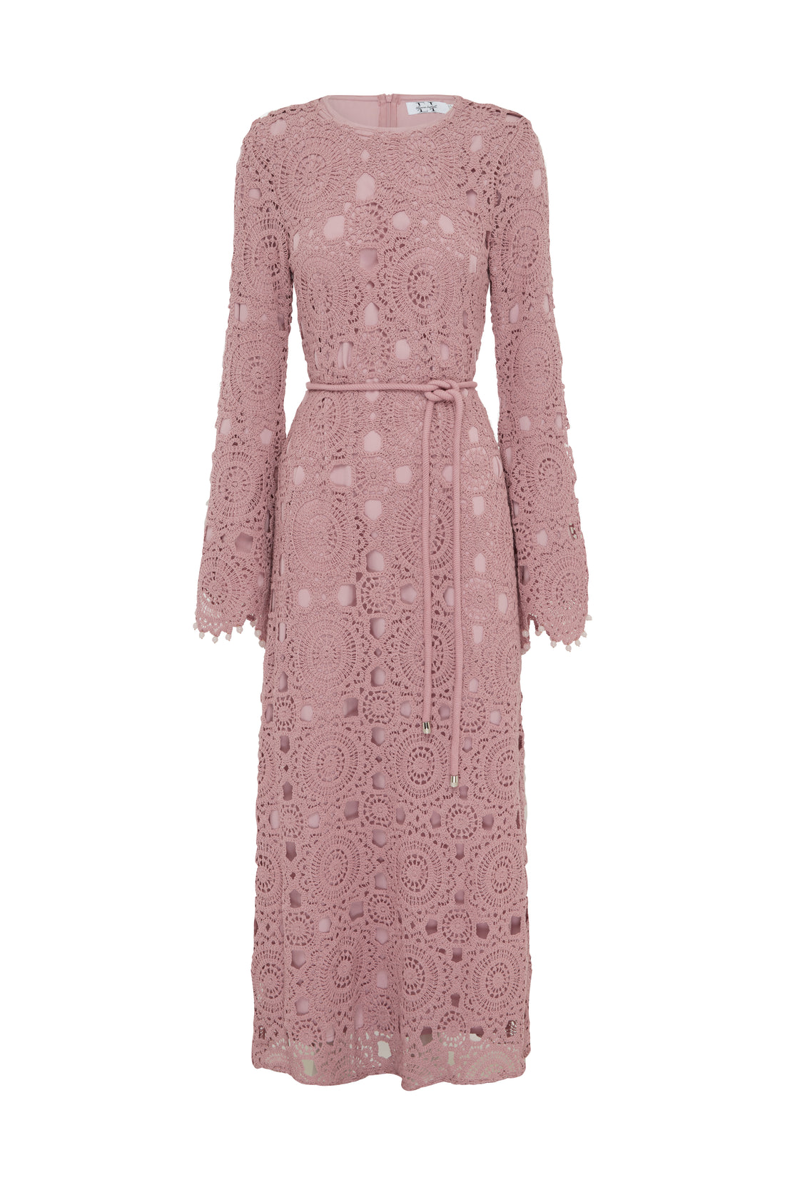 ‘NARAH’ Crochet Dress - Rose Quartz