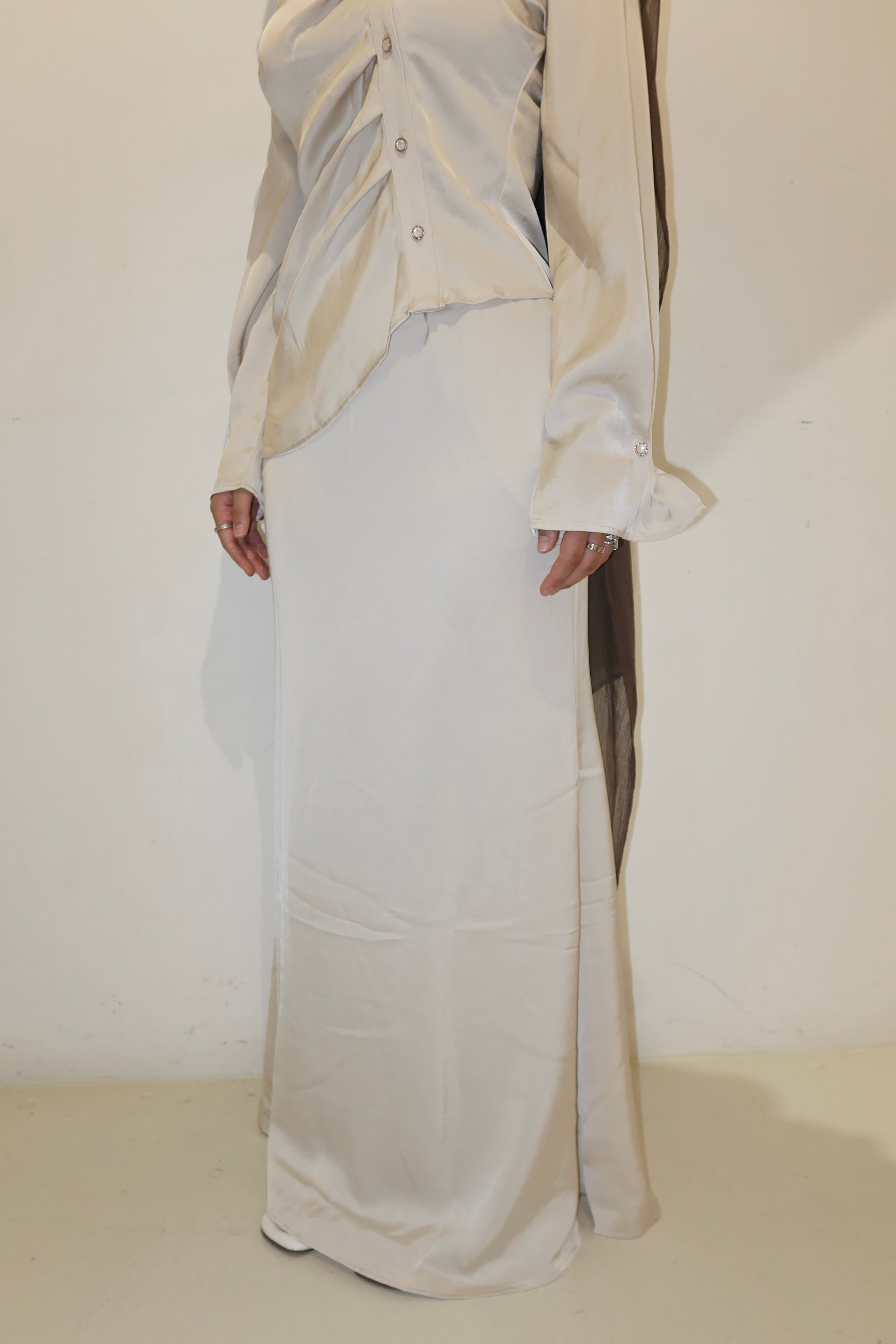 ‘Sidra’ Skirt - Cream