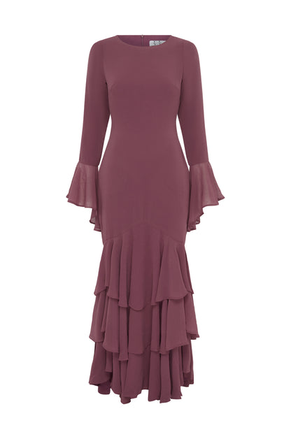 ‘ROZHIN’ Dress - Plum