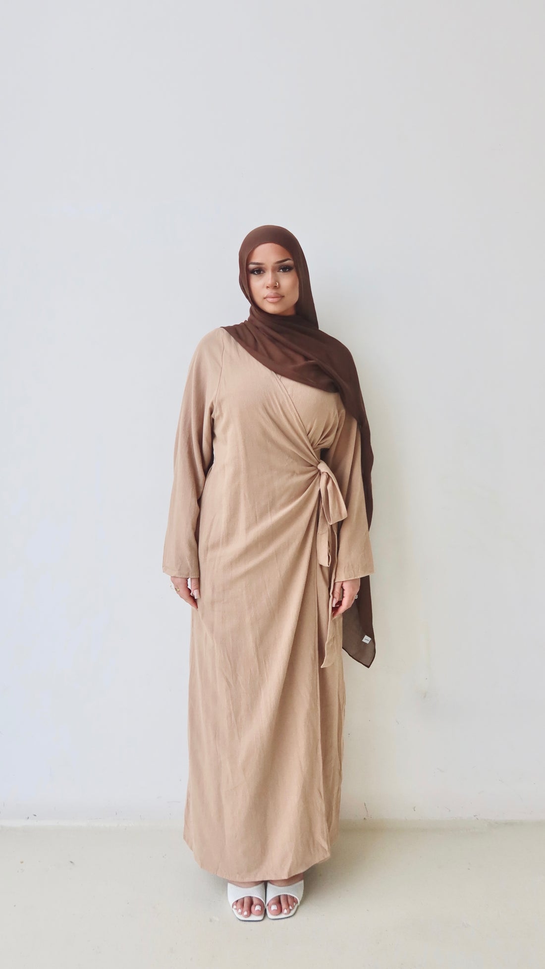 ‘DÜNYA’ Wrap Dress - Apple Cinnamon