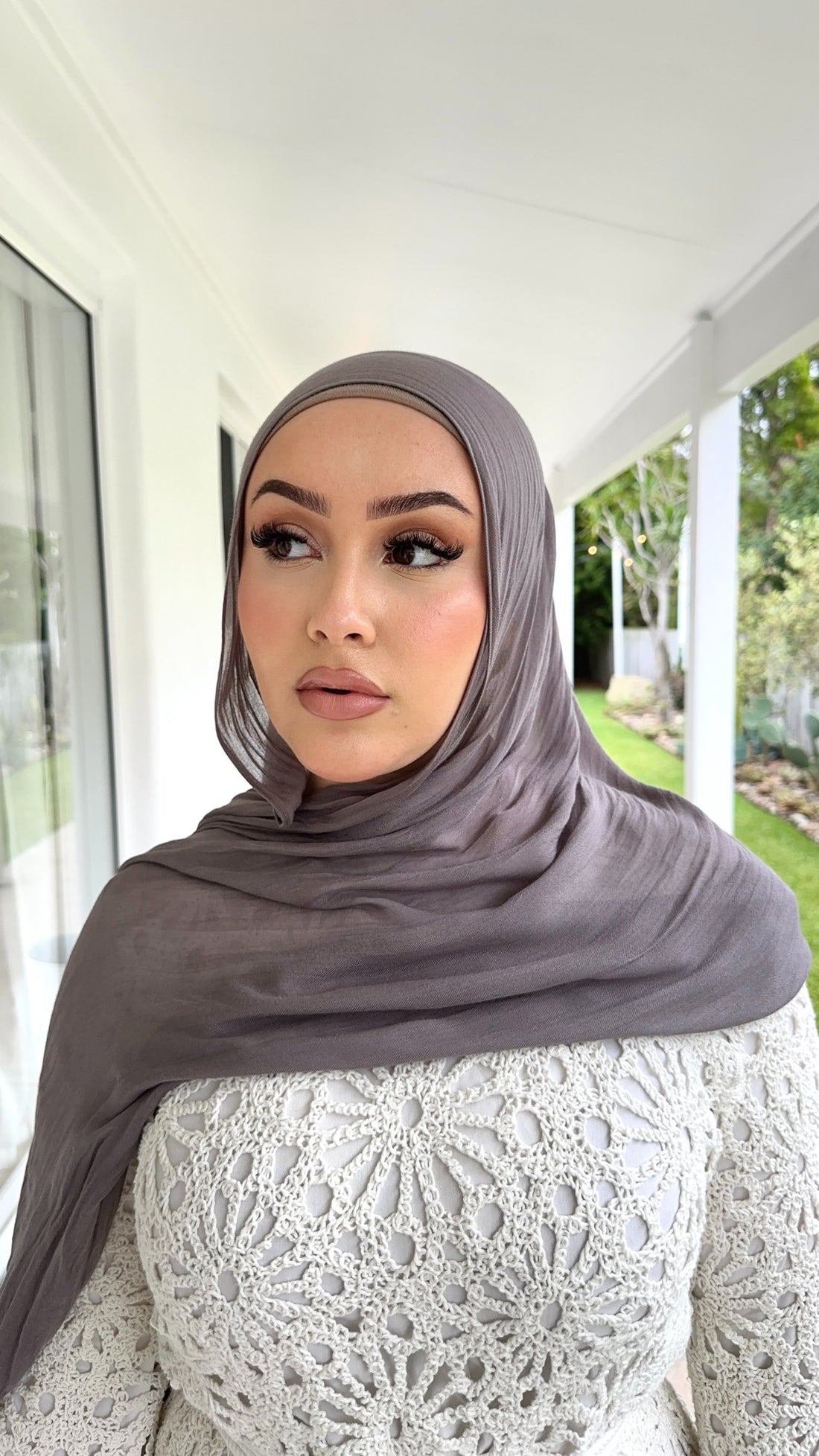 Lilac Grey - Premium Modal Hijab